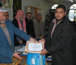 بالصور:الاحتفال الذى نظمته اللجنة الدعوية تكريما لحفظة أجزاءالقران الكريم فى المنطقة الوسطى