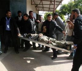 بالصور.. تشييع شهيدين في مخيم الشاطئ غرب مدينة غزة