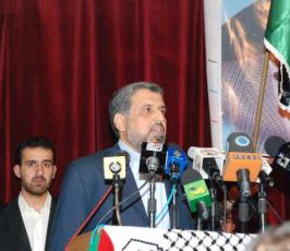 عدسة « فلسطين اليوم » تلتقط بعض الصور خلال حفل تأبين « فضل شرورو » بحضور قادة الفصائل الفلسطينية 