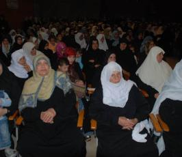 بالصور :مهرجان  دائرة العمل النسائي لحركة الجهاد الإسلامي في ذكرى يوم الاسير الفلسطيني 
