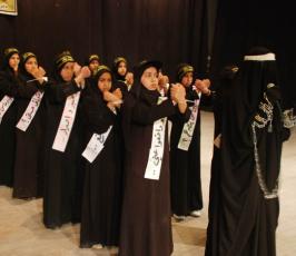 بالصور :مهرجان  دائرة العمل النسائي لحركة الجهاد الإسلامي في ذكرى يوم الاسير الفلسطيني 