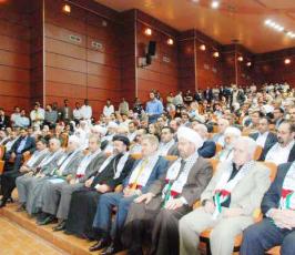 عدسة « فلسطين اليوم » تتجول مع الأمين العام لحركة الجهاد الإسلامي في جامعة حلب