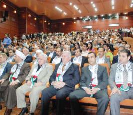 عدسة « فلسطين اليوم » تتجول مع الأمين العام لحركة الجهاد الإسلامي في جامعة حلب
