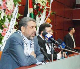 عدسة « فلسطين اليوم » تتجول مع الأمين العام لحركة الجهاد الإسلامي في جامعة حلب