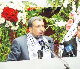 عدسة « فلسطين اليوم » تتجول مع الأمين العام لحركة الجهاد الإسلامي في جامعة حلب