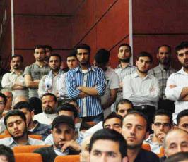 عدسة « فلسطين اليوم » تتجول مع الأمين العام لحركة الجهاد الإسلامي في جامعة حلب