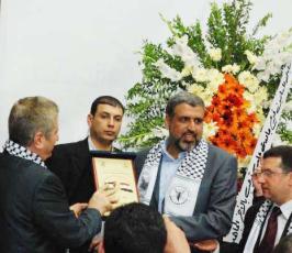 عدسة « فلسطين اليوم » تتجول مع الأمين العام لحركة الجهاد الإسلامي في جامعة حلب