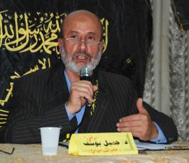 بالصور :: ندوة للرابطة الإسلامية بعنوان «  محددات الوضع الفلسطيني  » بمسجد أرض الرباط 