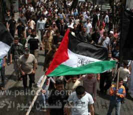 عدسة « فلسطين اليوم » ترافق كوادر وأنصار الجهاد الإسلامي في مسيرات النكبة 