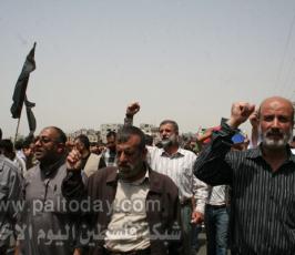 عدسة « فلسطين اليوم » ترافق كوادر وأنصار الجهاد الإسلامي في مسيرات النكبة 