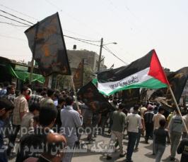 عدسة « فلسطين اليوم » ترافق كوادر وأنصار الجهاد الإسلامي في مسيرات النكبة 