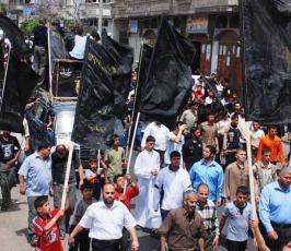 بالصور:مسيرة جماهيرية حاشدة لحركة الجهاد الإسلامى بالشمال فى الذكرى الحادية والستين للنكبة