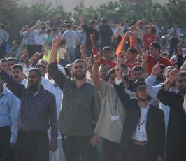 بالصور::حفل تأبين الشهيد محمود عوض بالذكرى الثانية لاستشهاده بمحافظة الجنوب