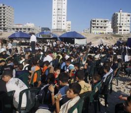 بالصور: مهرجان البسمة رغم المحنة في غزة لحركة الجهاد الإسلامي في فلسطين 