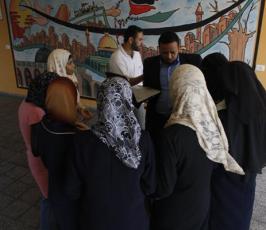 عدسة « فلسطين اليوم » تعايش فرحة الناجحين في امتحانات الثانوية العامة 
