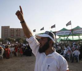 بالصور: مهرجان عن الخلافة لحزب التحرير في وسط قطاع غزة