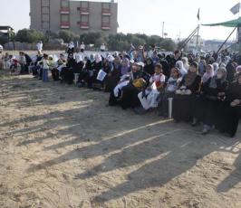 بالصور: مهرجان عن الخلافة لحزب التحرير في وسط قطاع غزة