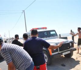 بالصور ... حادث سير بين دراجتين هوائيتين في خانيونس