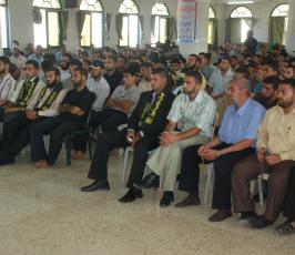 بالصور::ندوة سياسية تقيمها الرابطة الإسلامية بعنوان حل الدولتين الى أين؟ بالوسطى