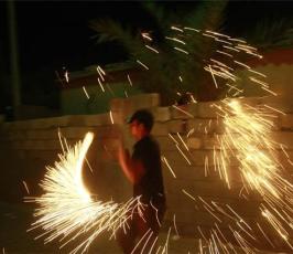 بالصور .. أطفال غزة يستقبلون شهر رمضان المبارك