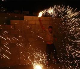 بالصور .. أطفال غزة يستقبلون شهر رمضان المبارك