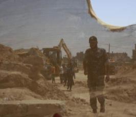 بالصور: عمليات انتشال الشهداء والمفقودين بعيد قصف منطقة الأنفاق بمدينة رفح‏