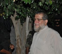 الشيخ نافذ عزام عضو المكتب السياسي لحركة الجهاد الإسلامي يقوم بزيارة للمرابطين على الثغور خلال شهر رمضان