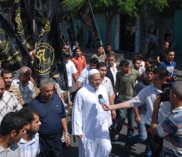 بالصور: الجهاد الإسلامي ينظم مسيرةً جماهيرية حاشدة إحياءً ليوم القدس العالمي شمال القطاع