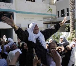 عدسة « فلسطين اليوم » ترافق موكب تشييع ثلاثة شهداء من مجاهدي سرايا القدس بغزة