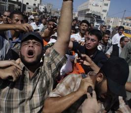 عدسة « فلسطين اليوم » ترافق موكب تشييع ثلاثة شهداء من مجاهدي سرايا القدس بغزة