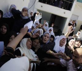 عدسة « فلسطين اليوم » ترافق موكب تشييع ثلاثة شهداء من مجاهدي سرايا القدس بغزة