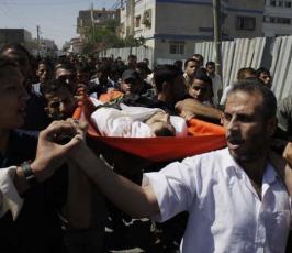 عدسة « فلسطين اليوم » ترافق موكب تشييع ثلاثة شهداء من مجاهدي سرايا القدس بغزة