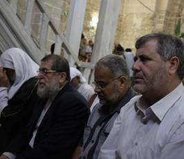 بالصورة قيادات الجهاد الاسلامي تشارك في تشييع ثلاثة شهداء من سرايا القدس