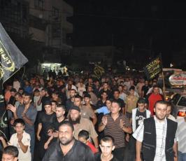 مسيرة جماهيرية لحركة الجهاد الإسلامي تنديدا بما يجري في المسجد الأقصى