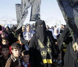 عدسة « فلسطين اليوم » ترافق دائرة العمل النسائي لحركة الجهاد الإسلامي وهي تستعد لاستقبال الاسيرة فاطمة الزق