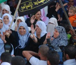 عدسة « فلسطين اليوم » ترصد مراسم إستقبال الاسيرة المحررة روضة حبيب