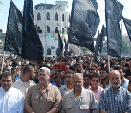 بالصور:: مسيرة حاشدة نظمتها حركة الجهاد الاسلامى نصرة للمسجد الاقصى
