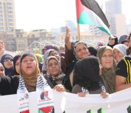 فلسطينيو « نهر البارد » يعتصمون في بيروت للإسراع بالإعمار 