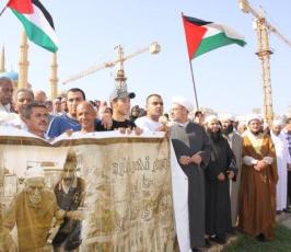 فلسطينيو « نهر البارد » يعتصمون في بيروت للإسراع بالإعمار 