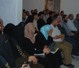 بالصور : أمسية شعرية للتجمع الاعلامي في الذكرى الرابعة عشر لاستشهاد الدكتور فتحي الشقاقي