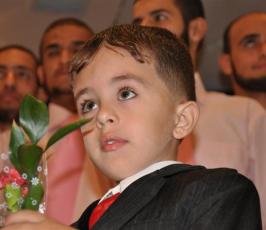 جانب من العرس الجماعي الذي نظمته الهيئة الخيرية لأبناء شهداء الحرب على غزة 