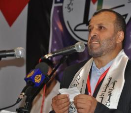 جانب من العرس الجماعي الذي نظمته الهيئة الخيرية لأبناء شهداء الحرب على غزة 