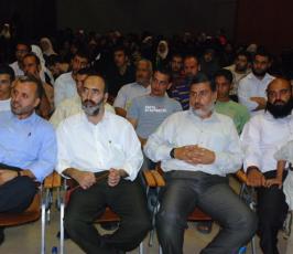 بالصور:: إحتفال دائرة العمل النسائى بحركة الجهاد الاسلامى بالمحررتين الزق وحبيب بمركز رشاد الشوا