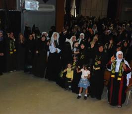 بالصور:: إحتفال دائرة العمل النسائى بحركة الجهاد الاسلامى بالمحررتين الزق وحبيب بمركز رشاد الشوا