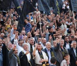 بالصور:: عشرات الآلاف من جماهير الجهاد تحتشد في المهرجان السنوي الرابع عشر في ذكرى استشهاد مؤسسها الدكتور فتحي الشقاقي