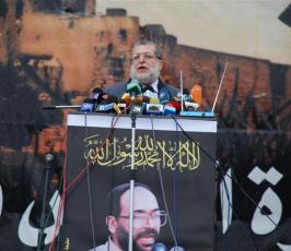 بالصور:: عشرات الآلاف من جماهير الجهاد تحتشد في المهرجان السنوي الرابع عشر في ذكرى استشهاد مؤسسها الدكتور فتحي الشقاقي