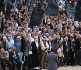 بالصور:: عشرات الآلاف من جماهير الجهاد تحتشد في المهرجان السنوي الرابع عشر في ذكرى استشهاد مؤسسها الدكتور فتحي الشقاقي