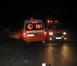 بالصور :: القصف الصهيونى على المنطقة الوسطى والتى أستهدفت ورشة للحدادة بالنصيرات