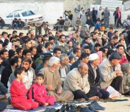 صور صلاة العيد في العراء التي دعت إليها حركة الجهاد الإسلامي غرب خان يونس‏