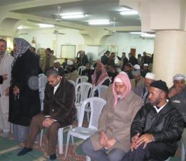 بالصور:: حركة الجهاد الاسلامى تنظم مأدبة غداء للعائدين من بيت الله الحرام